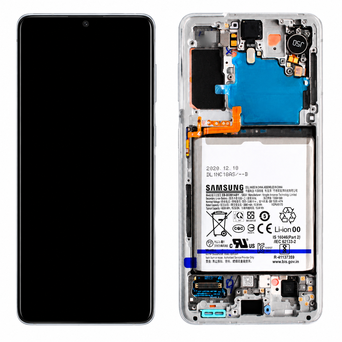 Samsung Galaxy S21 5g Display Assembly (Original) β White