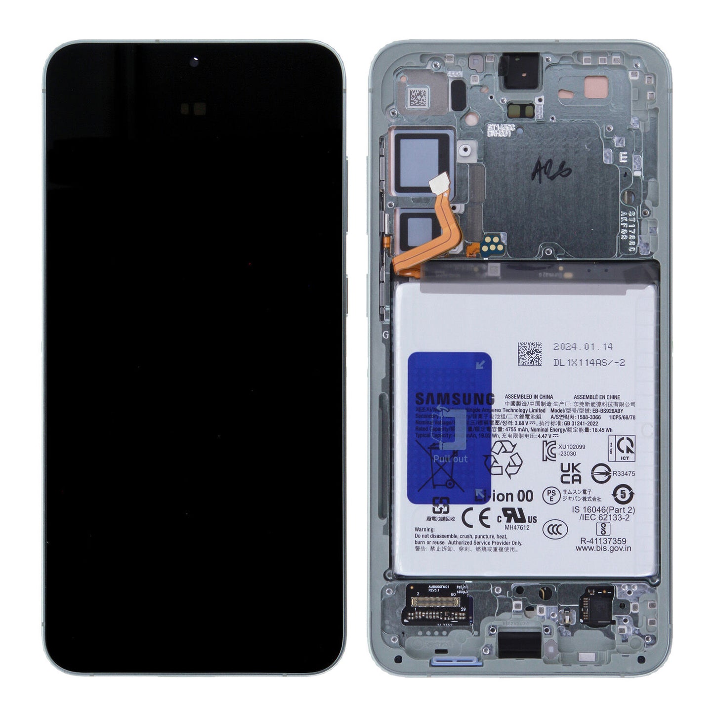 Samsung Galaxy S24 Plus OLED Display Assembly β Green