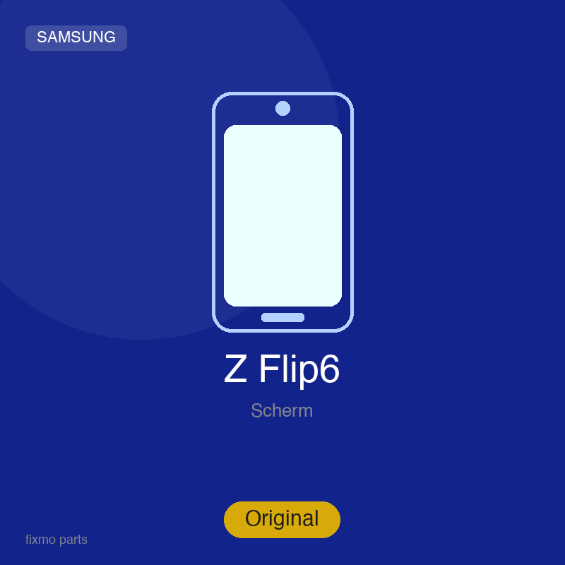 Samsung Galaxy Z Flip6 Display Assembly (Original) β Silver