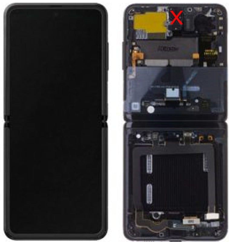 Samsung Galaxy Z Flip Display Assembly (Original) – Black