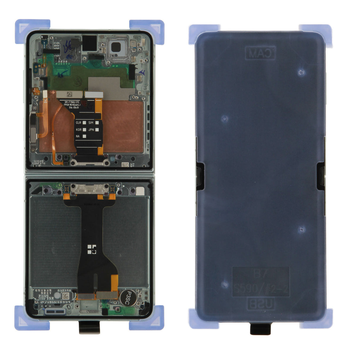 Samsung Galaxy Z Flip7 Display Assembly (Original) – Green