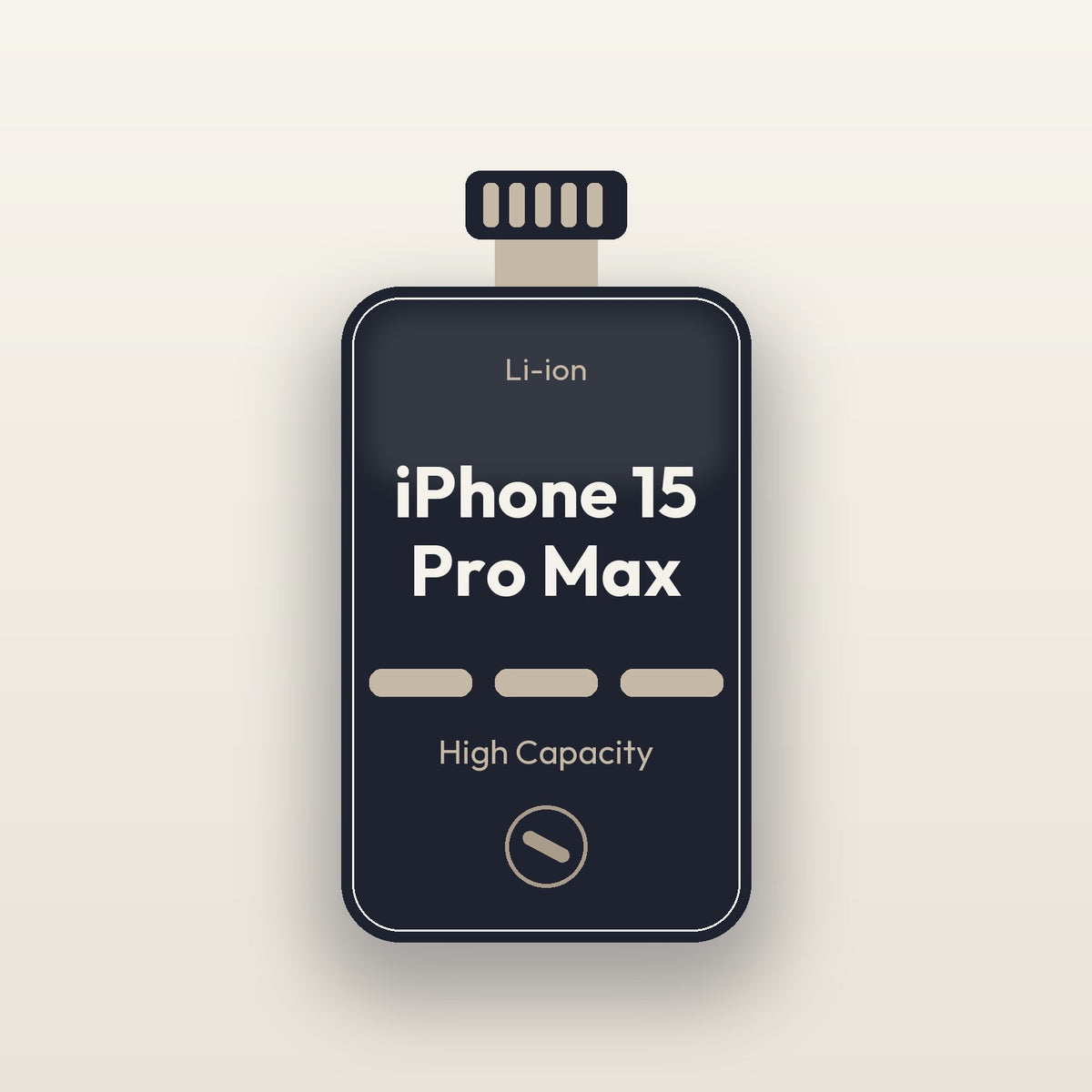 Fixmo Parts batterij – iPhone 15 Pro Max
