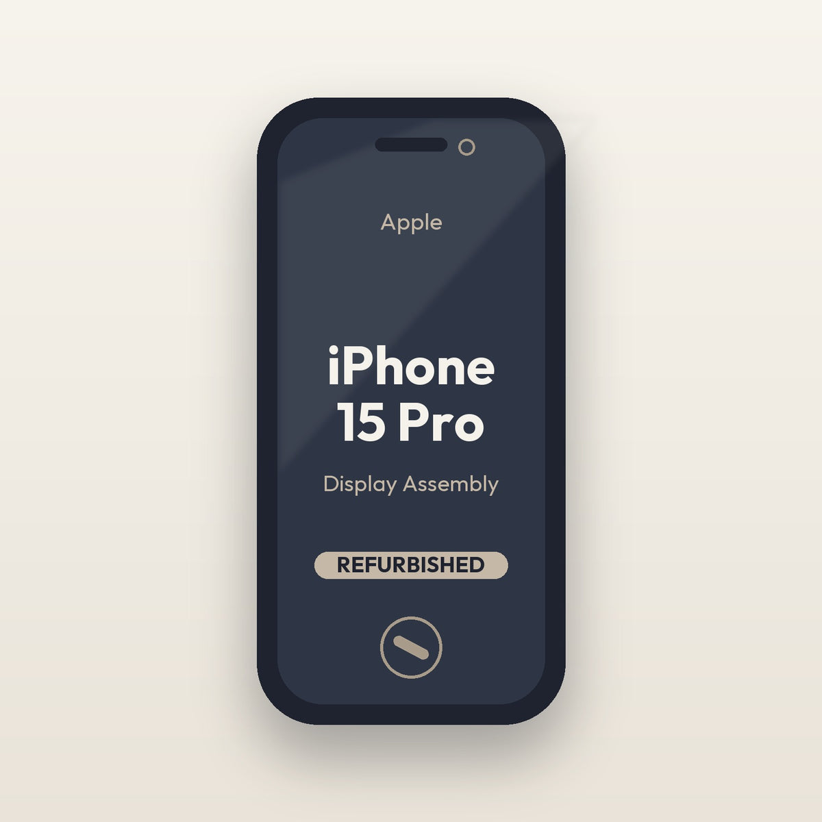 Fixmo Parts iPhone 15 Pro scherm – Display Assembly (Refurbished)