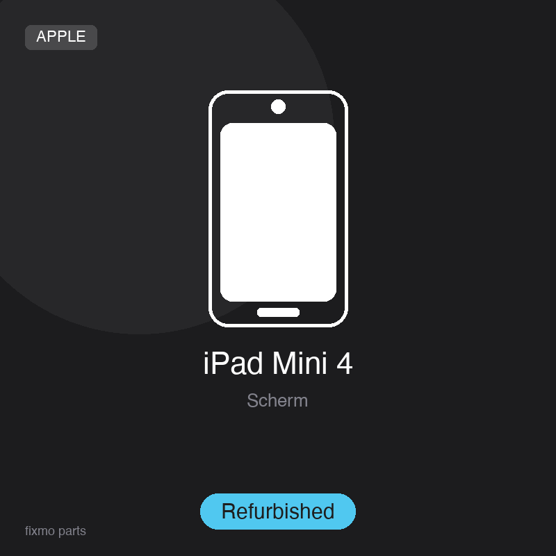 Apple iPad Mini 4 Display Assembly (Refurbished) – Black