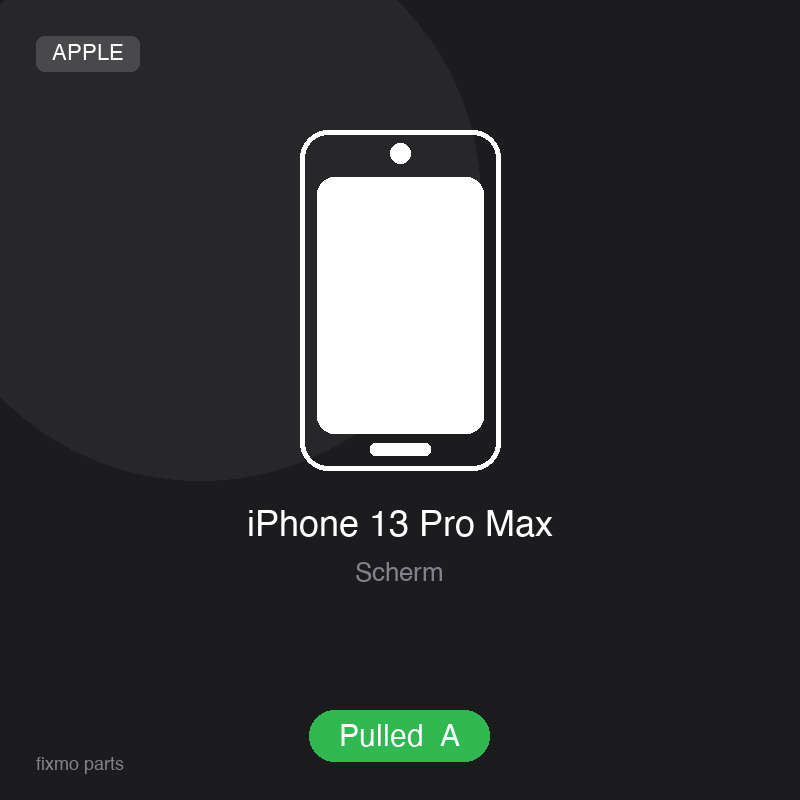 Apple iPhone 13 Pro Max OLED Display Assembly (Pulled A)