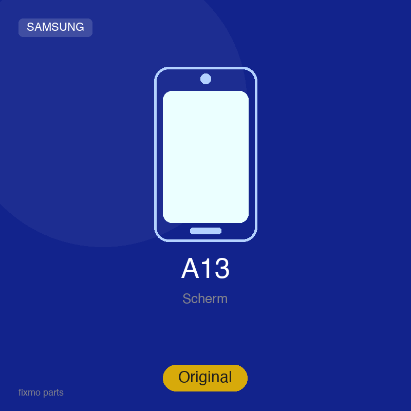 Samsung Galaxy A13 Display Assembly (Original) – Black
