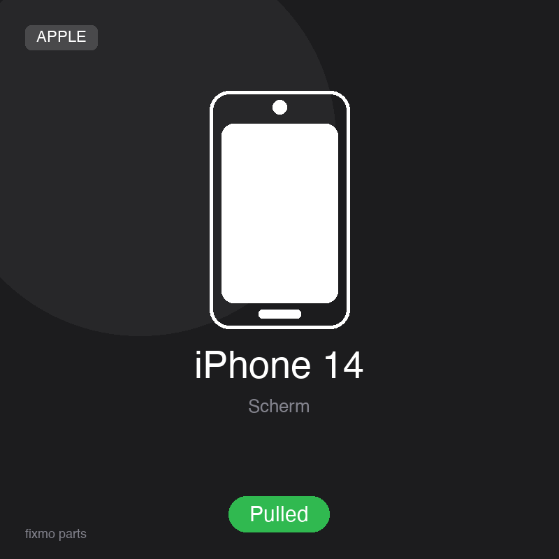 Apple iPhone 14 OLED Display Assembly (Pulled)