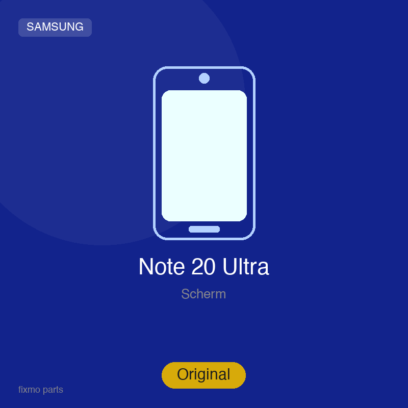 Samsung Galaxy Note 20 Ultra Display Assembly (Original) – Black