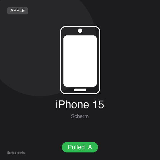 Apple iPhone 15 OLED Display Assembly (Pulled A)