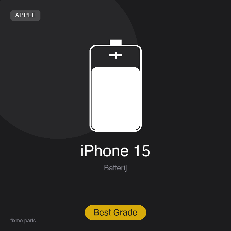 Apple iPhone 15 Battery (Best possible) – High Capacity