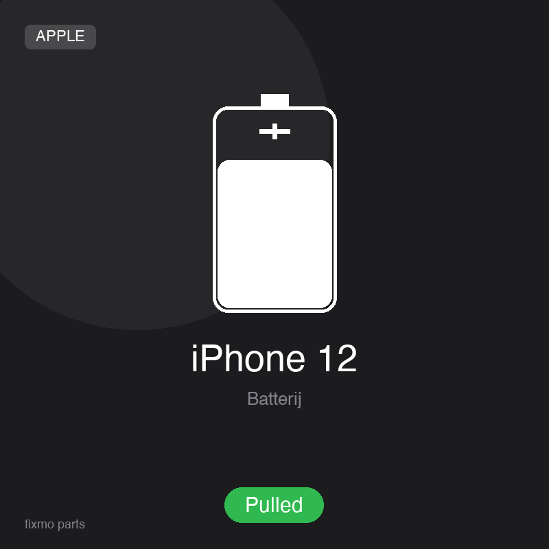 Apple iPhone 12 Battery (Pulled) – High Capacity